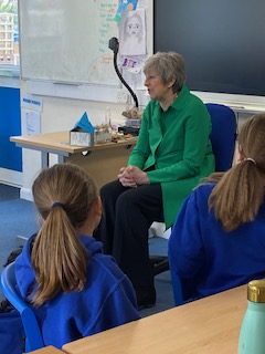 Theresa May visits St Mary’s, Maidenhead